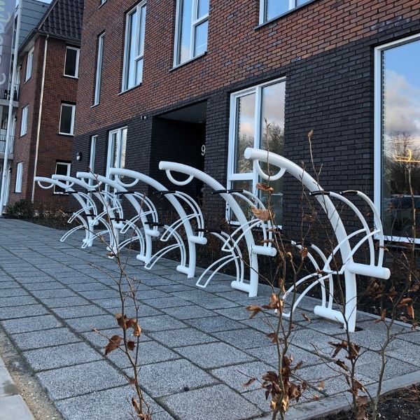 Fietsparkeren bij nieuw appartementcomplex